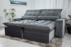 Sofa-Retratil-Reclinavel-Monte-2.30m-Veludo-Premium-Cinza