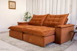 Sofa-Retratil-Reclinavel-Atenas-2.10m-Veludo-Ferrugem-D33-Soft