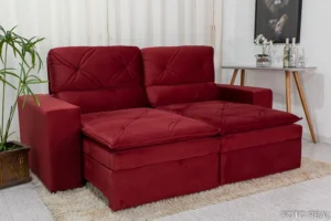 Sofa-Retratil-Reclinavel-Cancun-Com-Bau-2.20m-Veludo-Bordo