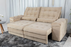 Sofa-Retratil-Reclinavel-Columbus-2.20m-Veludo-Bege-Molas-Bonnel
