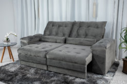Sofa-Retratil-Reclinavel-Columbus-2.20m-Veludo-Cinza-Molas-Bonnel