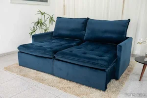 Sofa-Cama-Retratil-e-Reclinavel-Malaga-2.15m-Azul-A16
