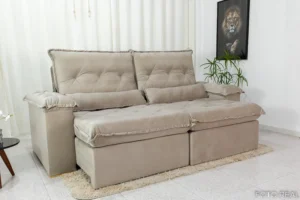 Sofa-Retratil-Reclinavel-California-2.50m-Veludo-525-Bege-Molas-Ensacadas