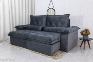 Sofa-Retratil-Reclinavel-California-2.50m-Veludo-613-Cinza-D28-Hiper-soft-e-Molas-Ensacadas