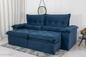 Sofa-Retratil-Reclinavel-California-2.50m-Veludo-Azul-529-D28-Hiper-soft